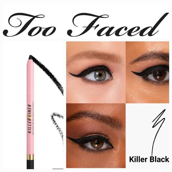 Too Faced Killer Total Control 36 Hour Waterproof Eyeliner - Picture 1 of 8